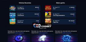 Bônus e promoções do cassino online Codbet 568